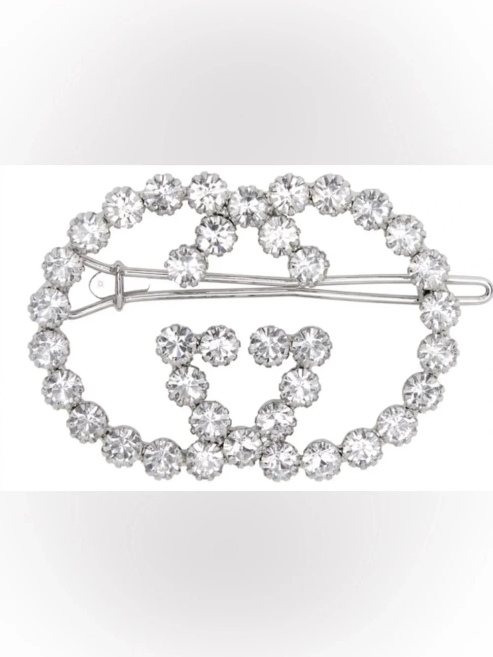 Gucci Silver Interlocking G Hair Clip